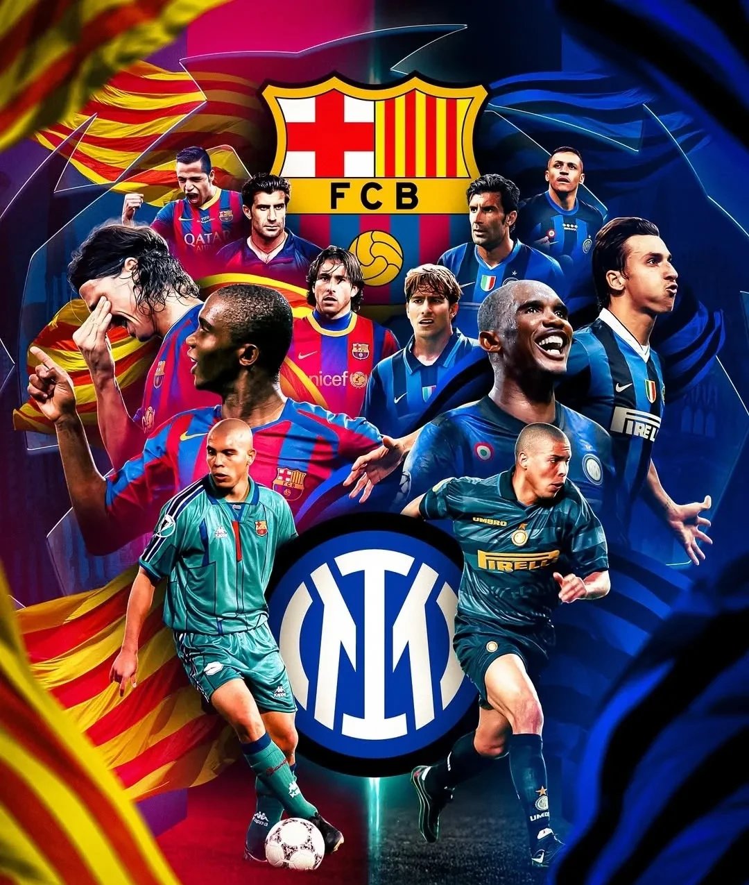 国际米兰完胜巴萨，马夏尔统治全场